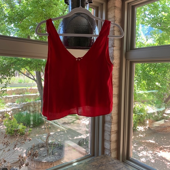 Aritzia Kempner Open Back Blouse - Picture 4 of 4